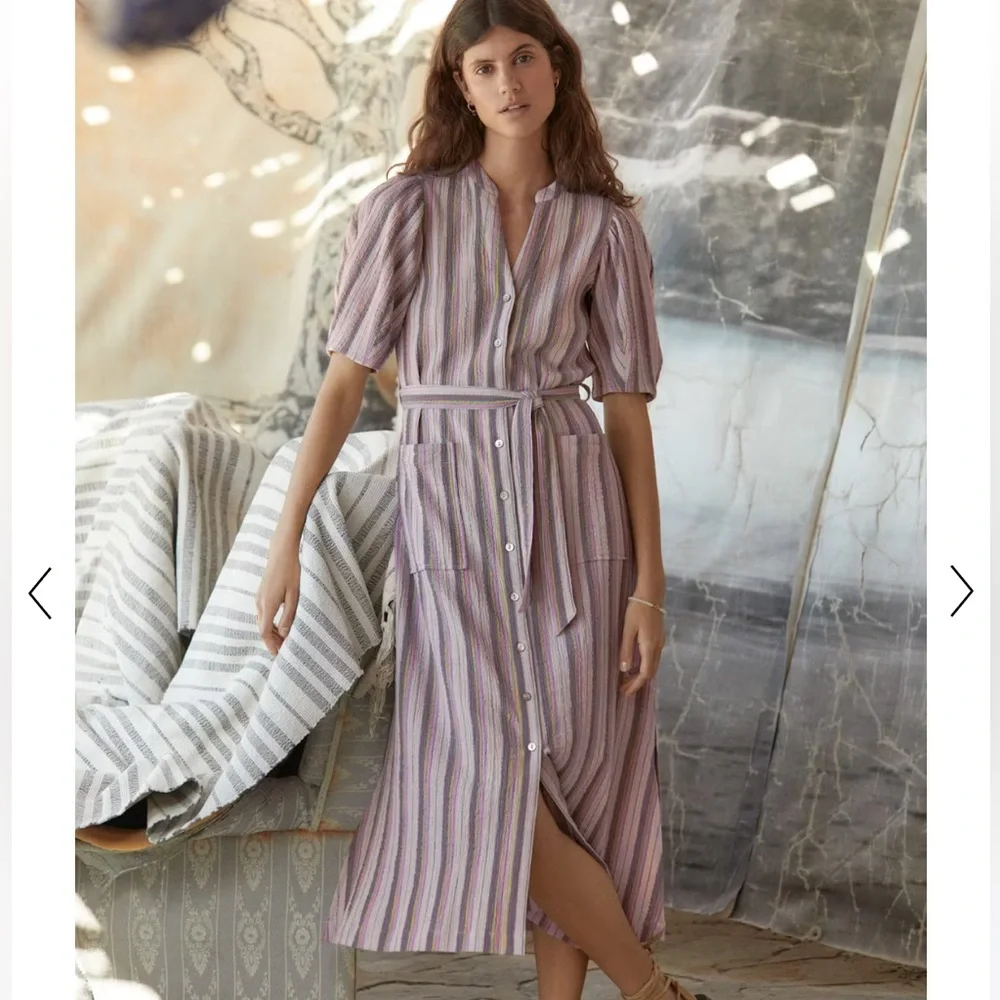 Wrap London Striped textured dress
Crinkle cotton - Picture 1 of 8